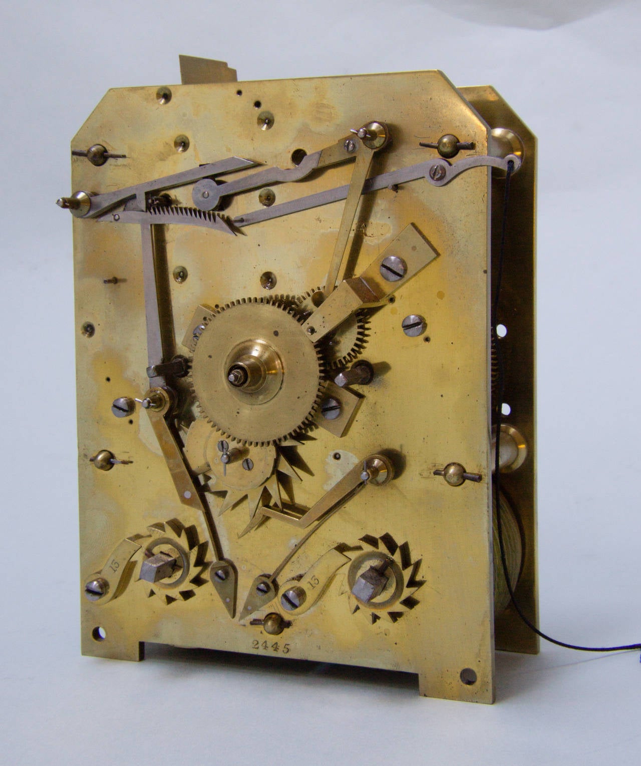 British Small Ebonised Eight-Day Bracket Clock, Signed Bethel Jacobs, Hull, circa 1825 For Sale