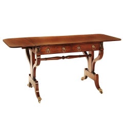 Regency Mahogany Trestle-end Sofa Table