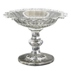 George III Cut Glass Tazza