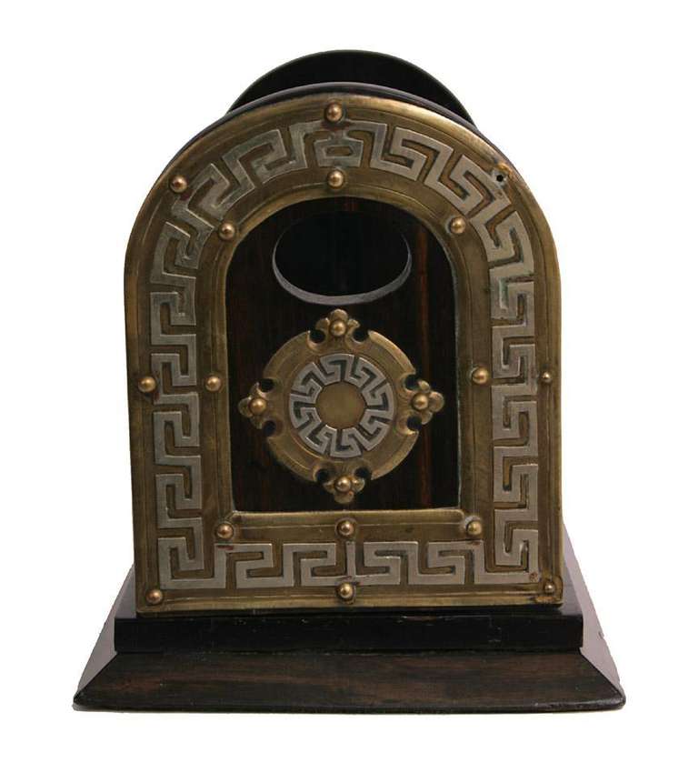 An Early Victorian Calamander Wood Bookrack