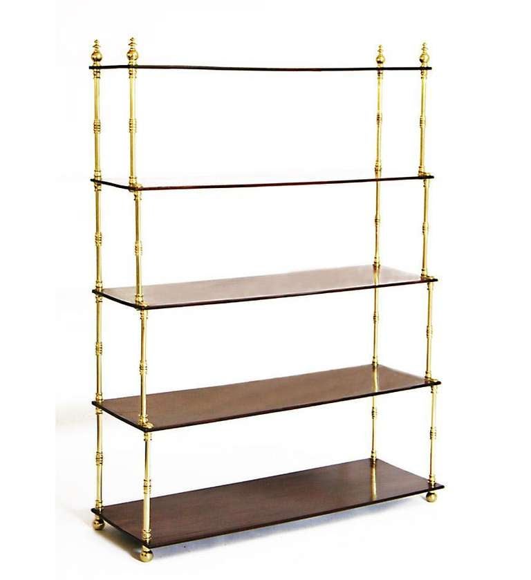 Regency Mahogany Four-Tiered Graduated Etagere