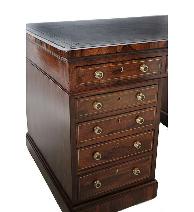 Regency Rosewood Partner's Desk