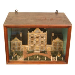 Mother-of-Pearl House in Shadowbox
