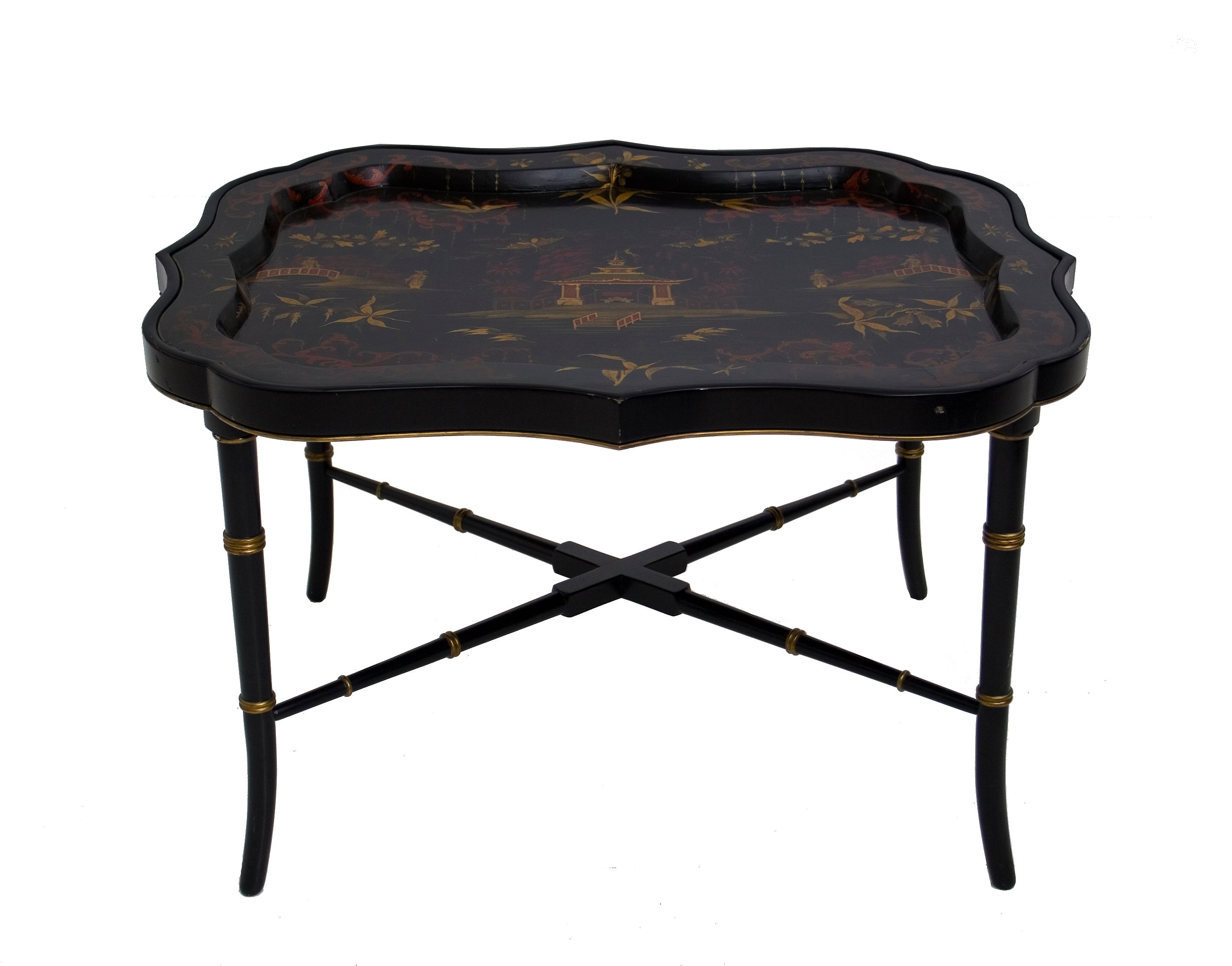 Regency Papier Mache Tray For Sale