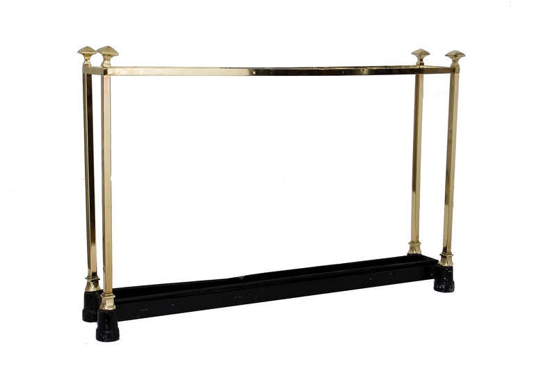 Victorian Brass Umbrella Stand