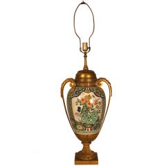 Ormolu Mounted Chinese Vase Lamp