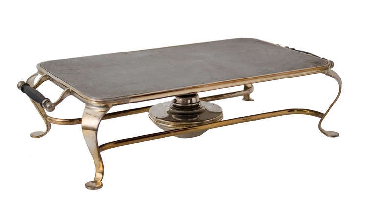 19th C. Silverplate Foodwarming Tray