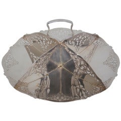 Silver Plate Compartmented Serving Dish or Caddy
