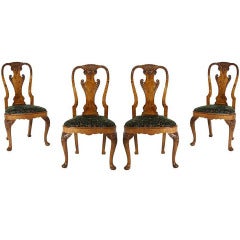 Set of Four Georgian Style Side Chairs