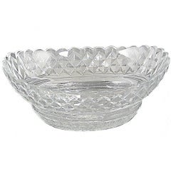 Antique George III Cut Glass Bowl