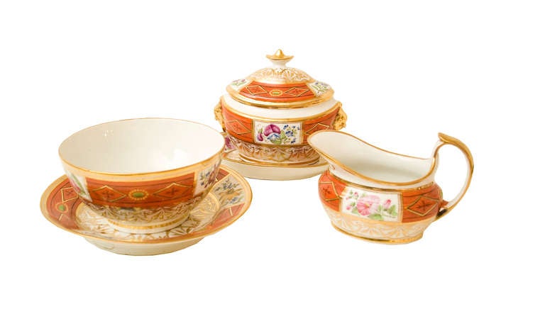 Sixteen Piece Coalport Style Tea Service