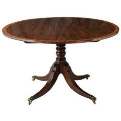 Regency Satinwood Banded Mahogany Breakfast Table Regency Satinwood Banded Mahogany Breakfast Table