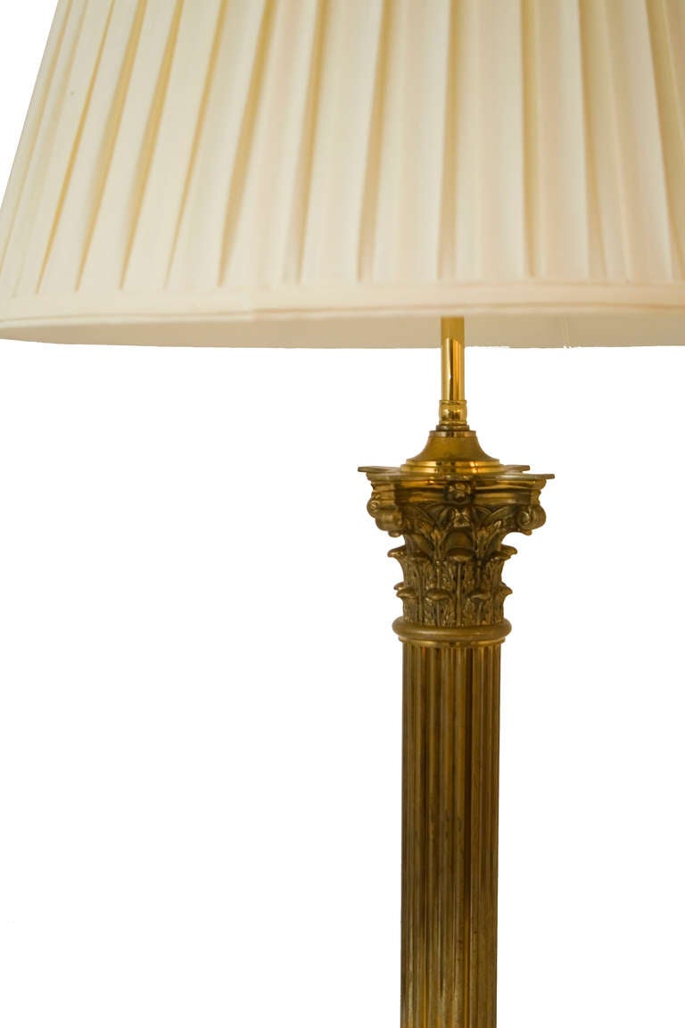 Brass Corinthian Lamp