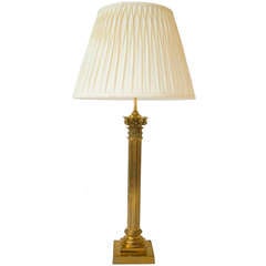 Brass Corinthian Lamp