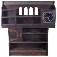 A Liberty & Co Arts & Crafts Stained Oak Bookcase  Circa 1890