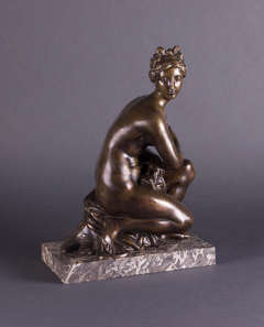 A Bronze Model Of The Venus Accroupie  Nineteenth Century