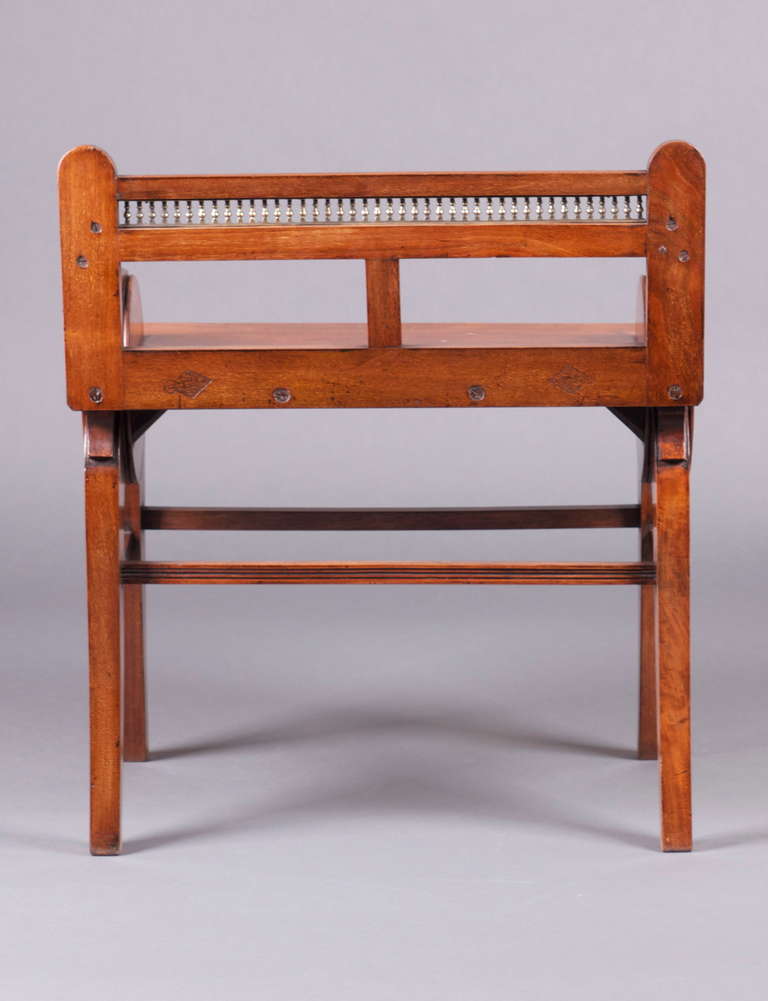 Pair of Shoolbred Hall Benches, Circa 1890 For Sale 1