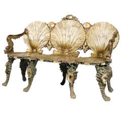 Grotto Settee  Circa 1880