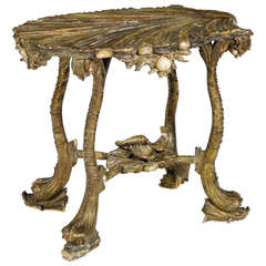 Grotto Table  Circa 1880