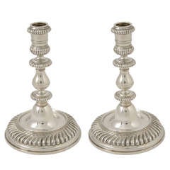 Pair of Sterling Silver Candlesticks