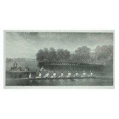 Retro London Rowing Club print.