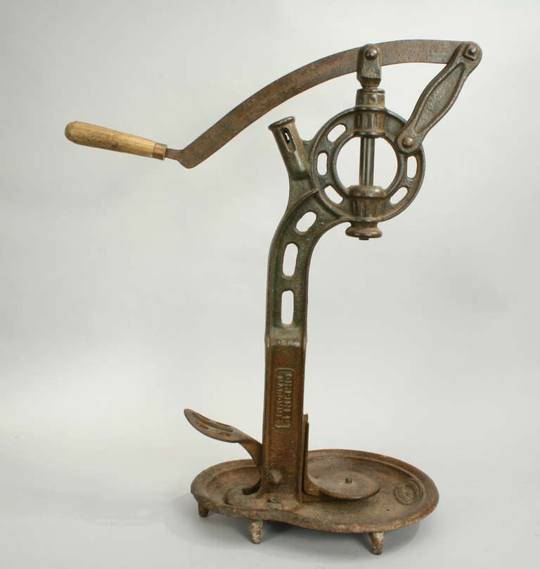 Vintage French Wine Bottle Corker For Sale at 1stdibs