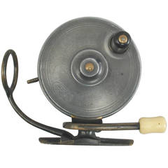 Antique Side casting Salmon Fishing Reel.