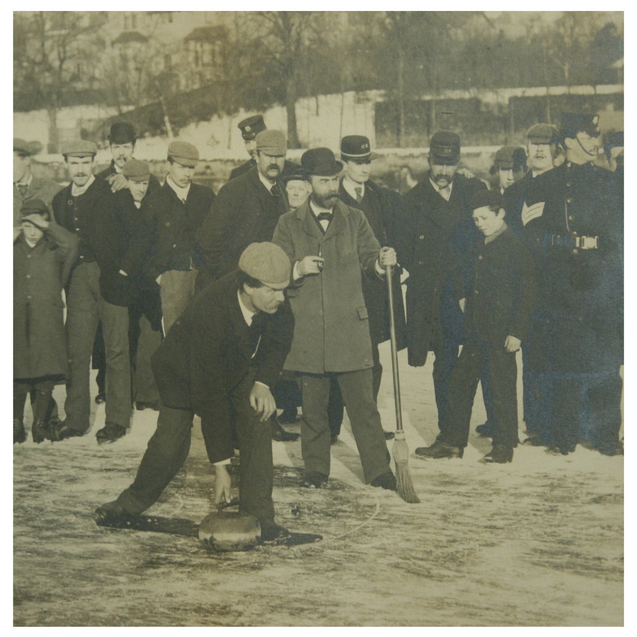 Antique Curling Photograph