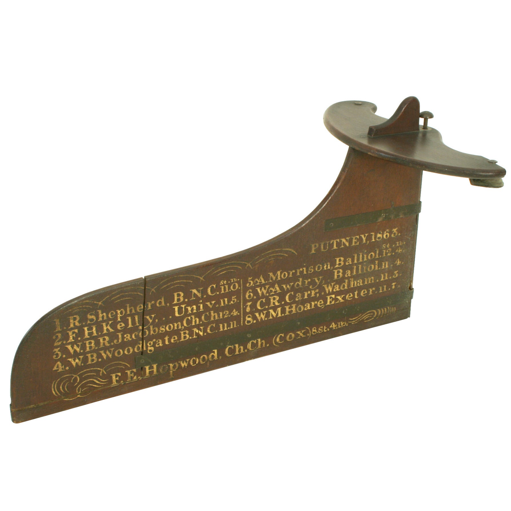 University Oxford Cambridge Boat Race Rudder