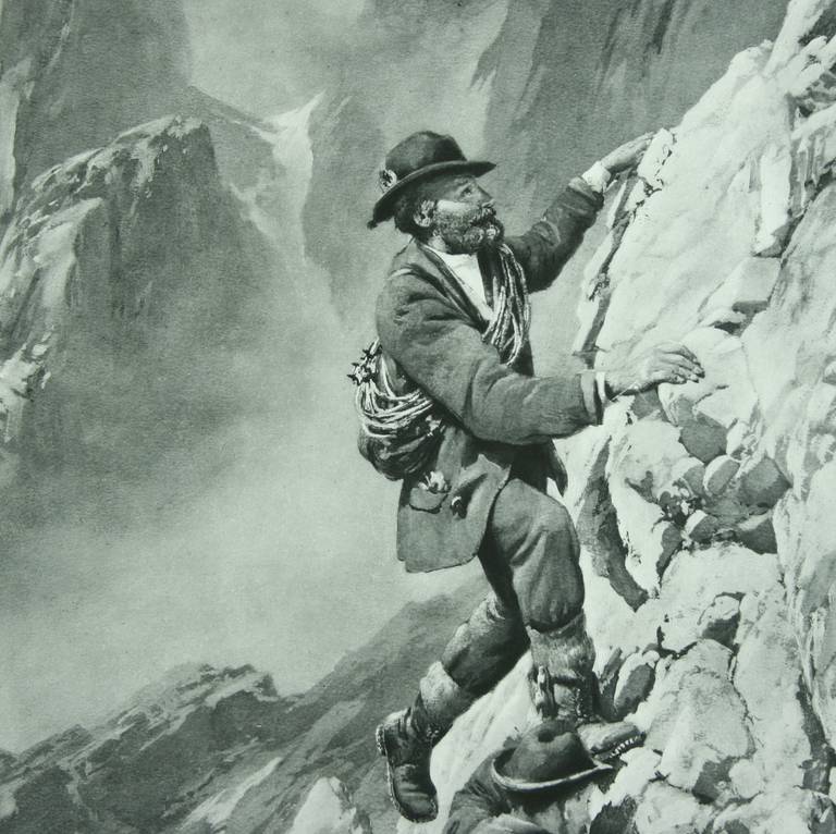 Mountaineering Picture by E.T. Compton