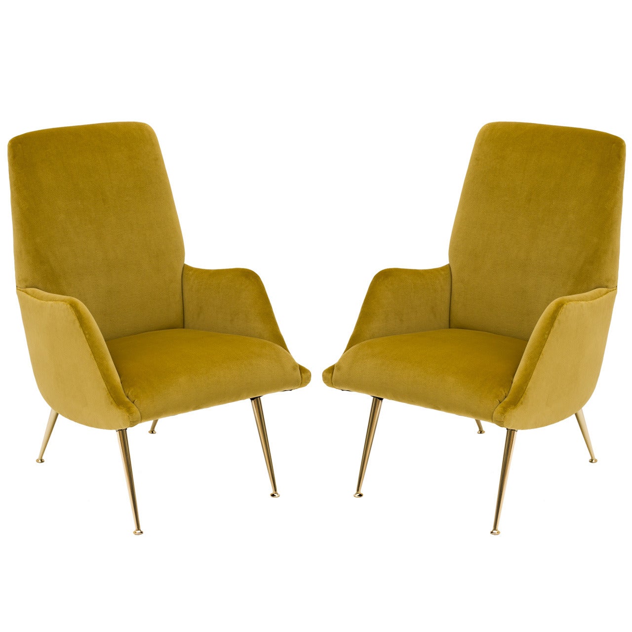 Pair of Carlo de Carli Club Chairs for Singer & Sons