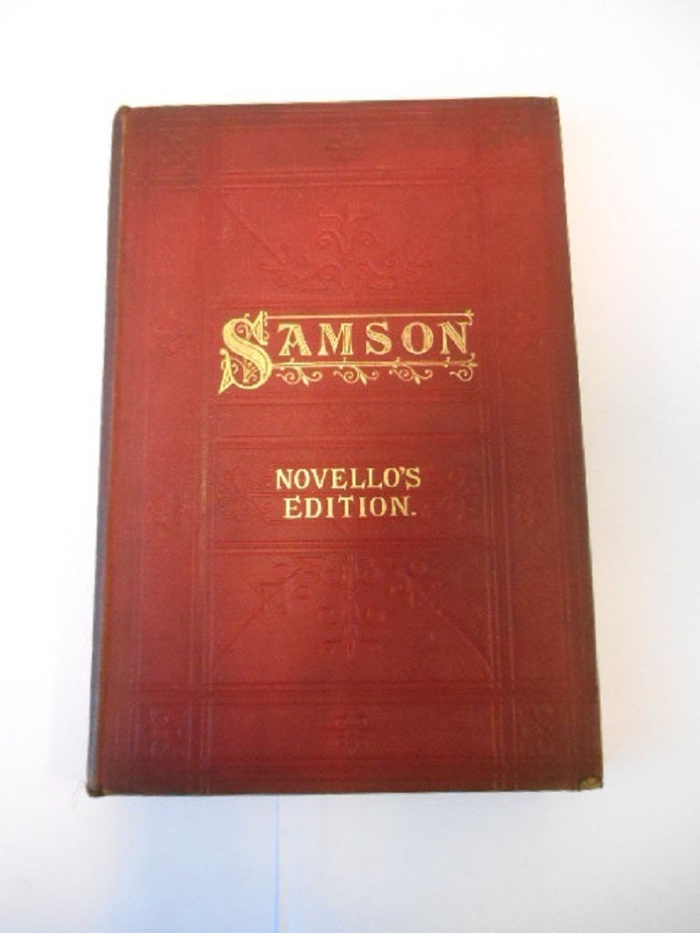 Samson by G. F. Handel, Novello's Edition