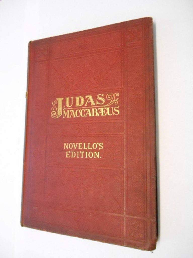 Judas Maccabaeus by G.F.Handel, Novello's Edition