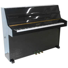 Elysian "Prima" Modern Upright Piano in Black, circa 2002