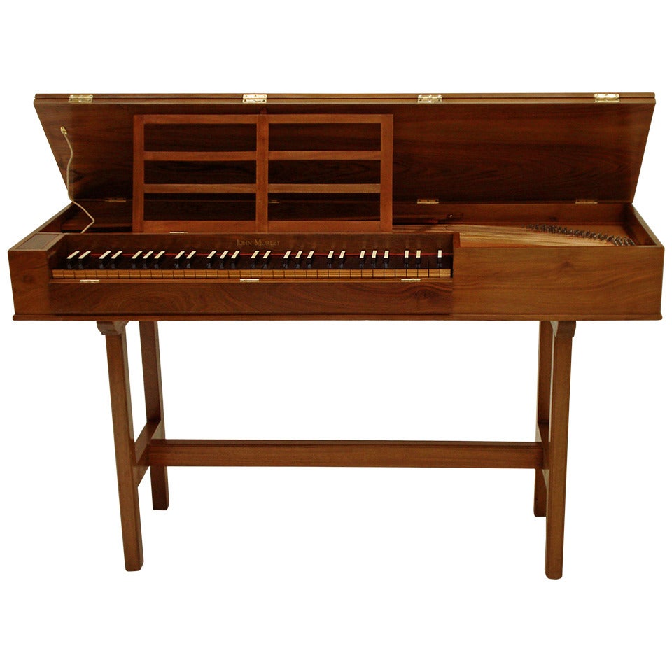 John Morley Clavichord 5 octave Walnut c1962