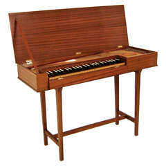 Vintage John Morley 4 octave clavichord Mahogany c1962