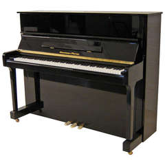 Monington and Weston Upright Piano 120cm Traditional Black New