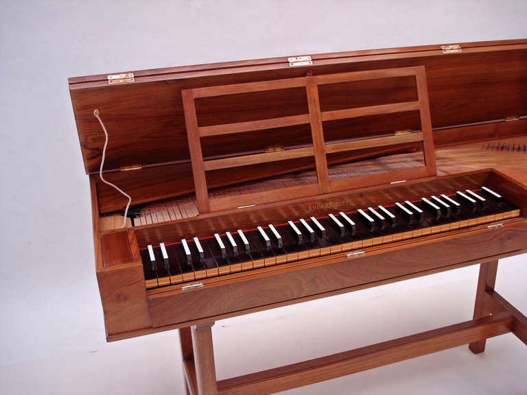 English John Morley Clavichord 5 octave Walnut c1962