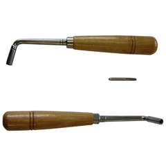 Used Tuning Lever for 4mm Pins, Wooden Handle