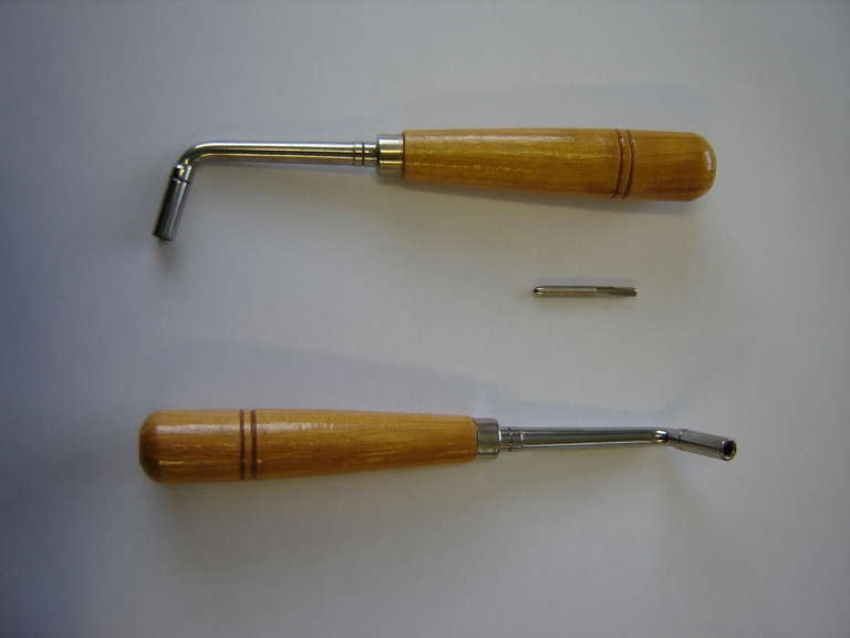 Tuning Lever for 4mm Pins, Wooden Handle