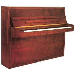 Retro Elysian Upright Piano "Studio" 108cm modern c1990 Bubinga