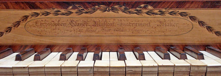 Wood Ganer Square Piano c1780  For Sale