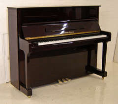 Monington and Weston Upright Piano 120cm Rosewood/Mahogany Polished New