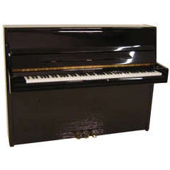 Elysian Upright Piano "Studio" 108cm modern c1992 Black