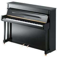 Grotrian Steinweg Upright Piano "Carat" 116cm Black