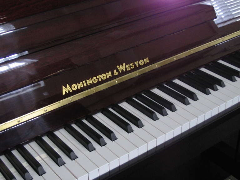 Contemporary Monington and Weston Upright Piano 110cm New