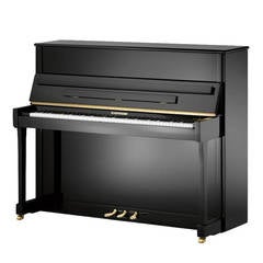 W. Hoffmann Tradition Upright Black Piano