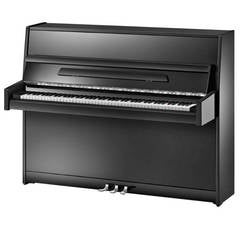 Steinbach Modern Upright Piano, Black Polished