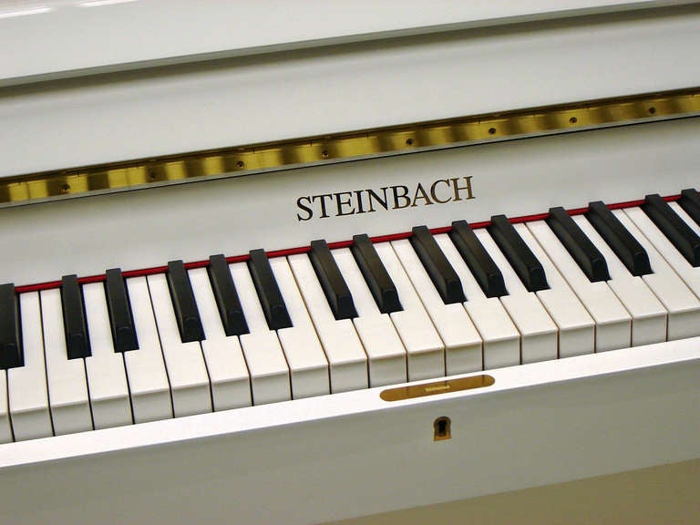 Contemporary Steinbach 108cm Modern Upright Piano White NEW
