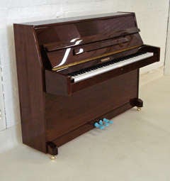 Waldstein 108cm Modern Upright Piano Walnut NEW